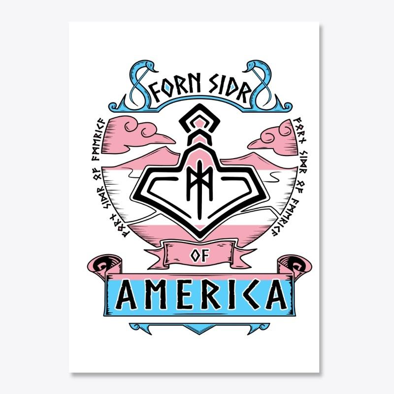 FSoA Trans Pride Mountain Sticker